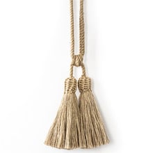 Jute Interlace Curtain Tieback
